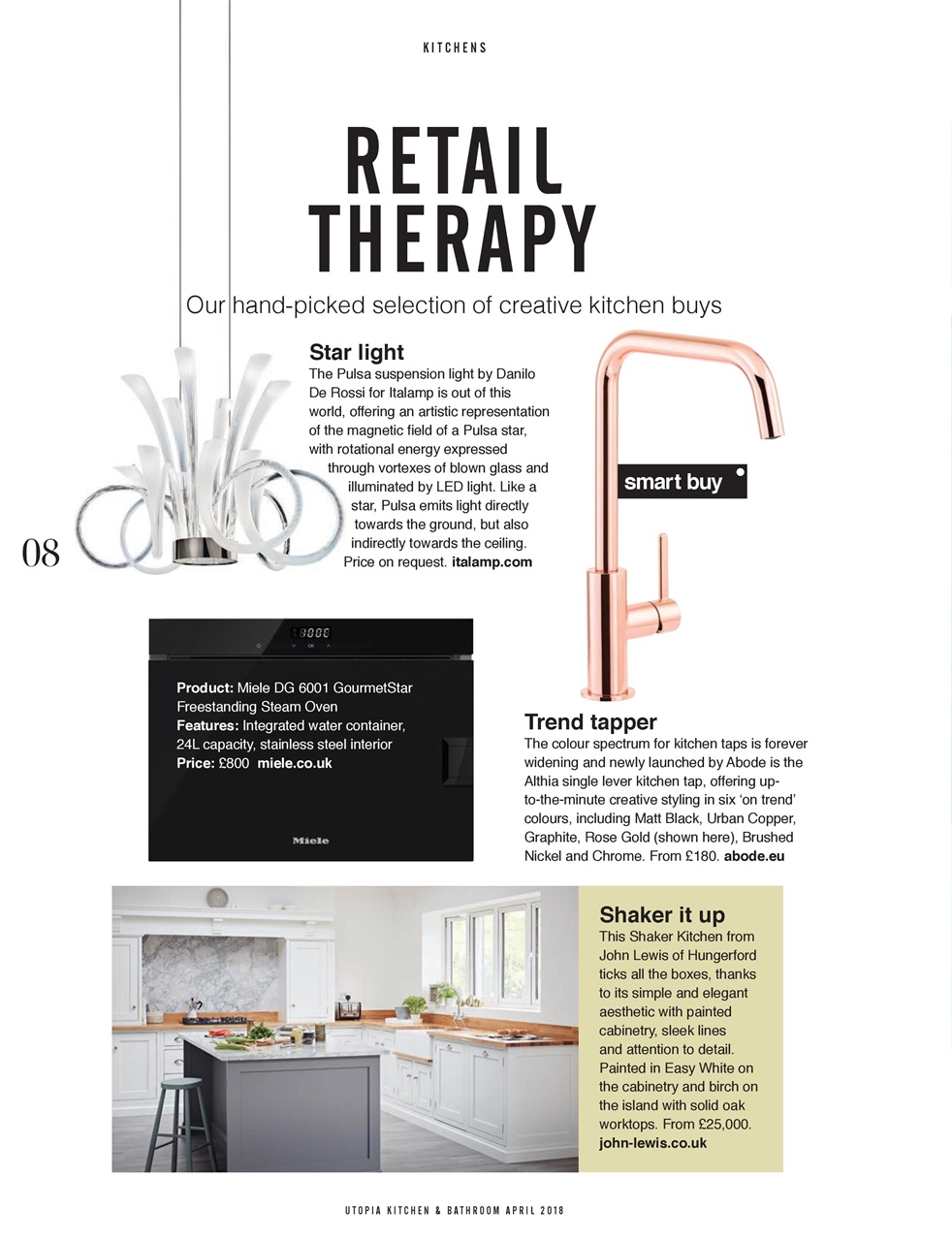 Utopia Kitchen & Bathroom Preview Pages