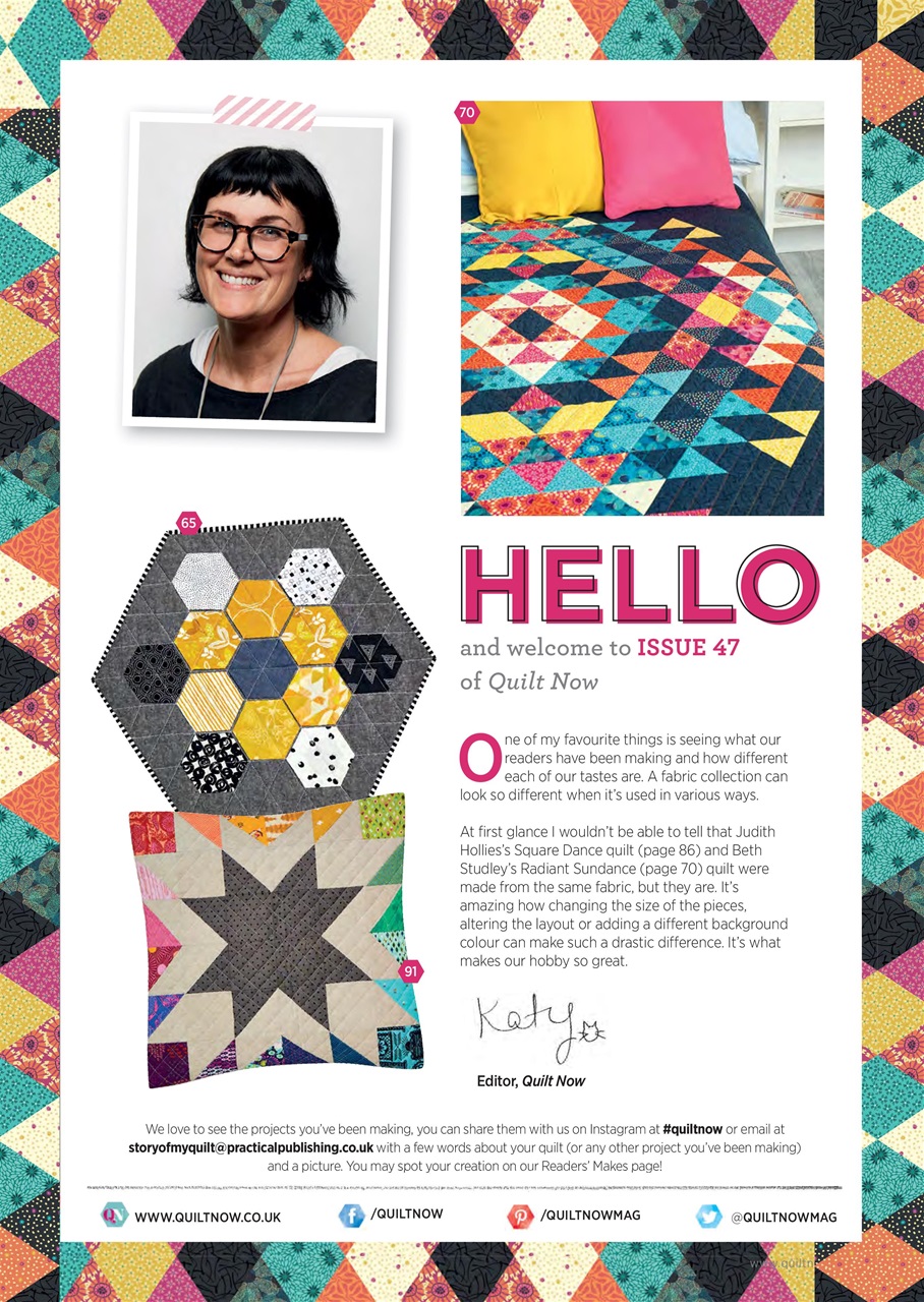Quilt Now Preview Pages
