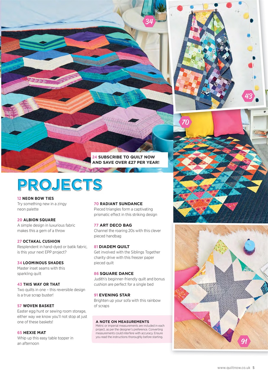 Quilt Now Preview Pages
