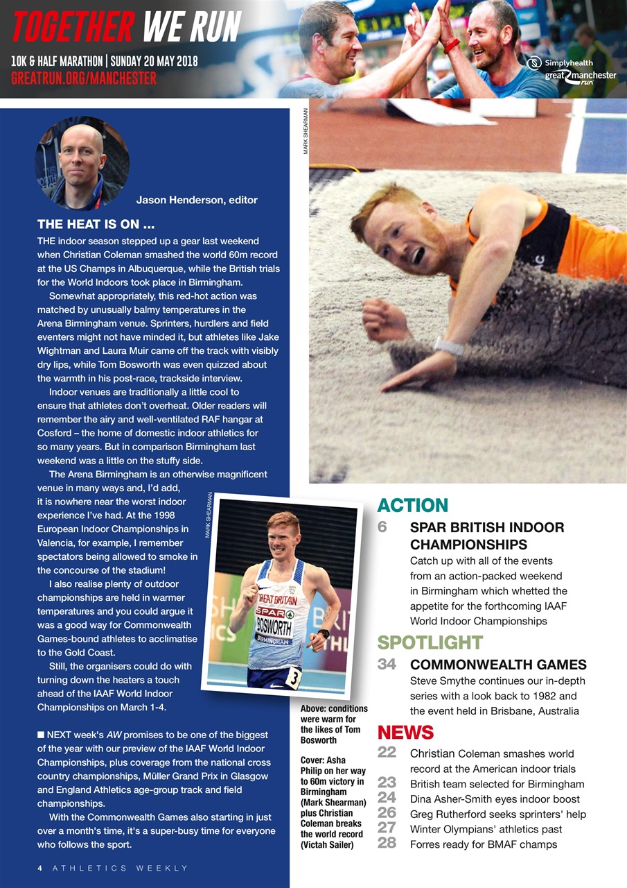 AW – Athletics Weekly Magazine Preview Pages