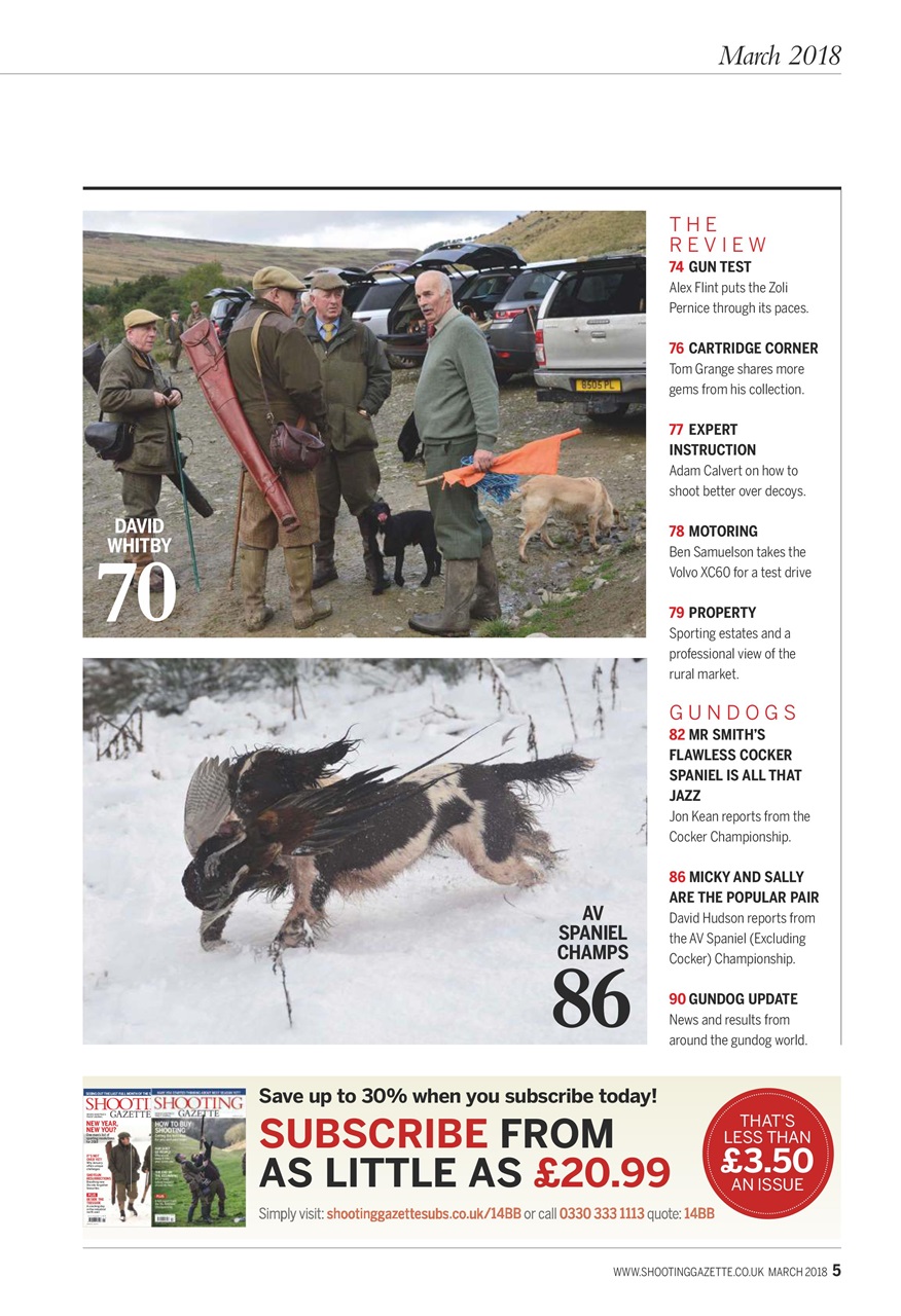 Shooting Gazette Preview Pages