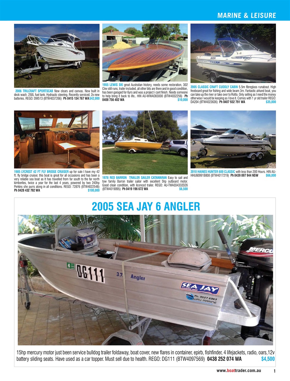 Boat Trader Australia Preview Pages