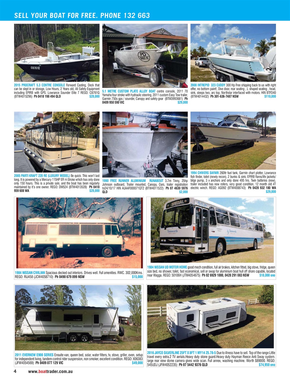 Boat Trader Australia Preview Pages