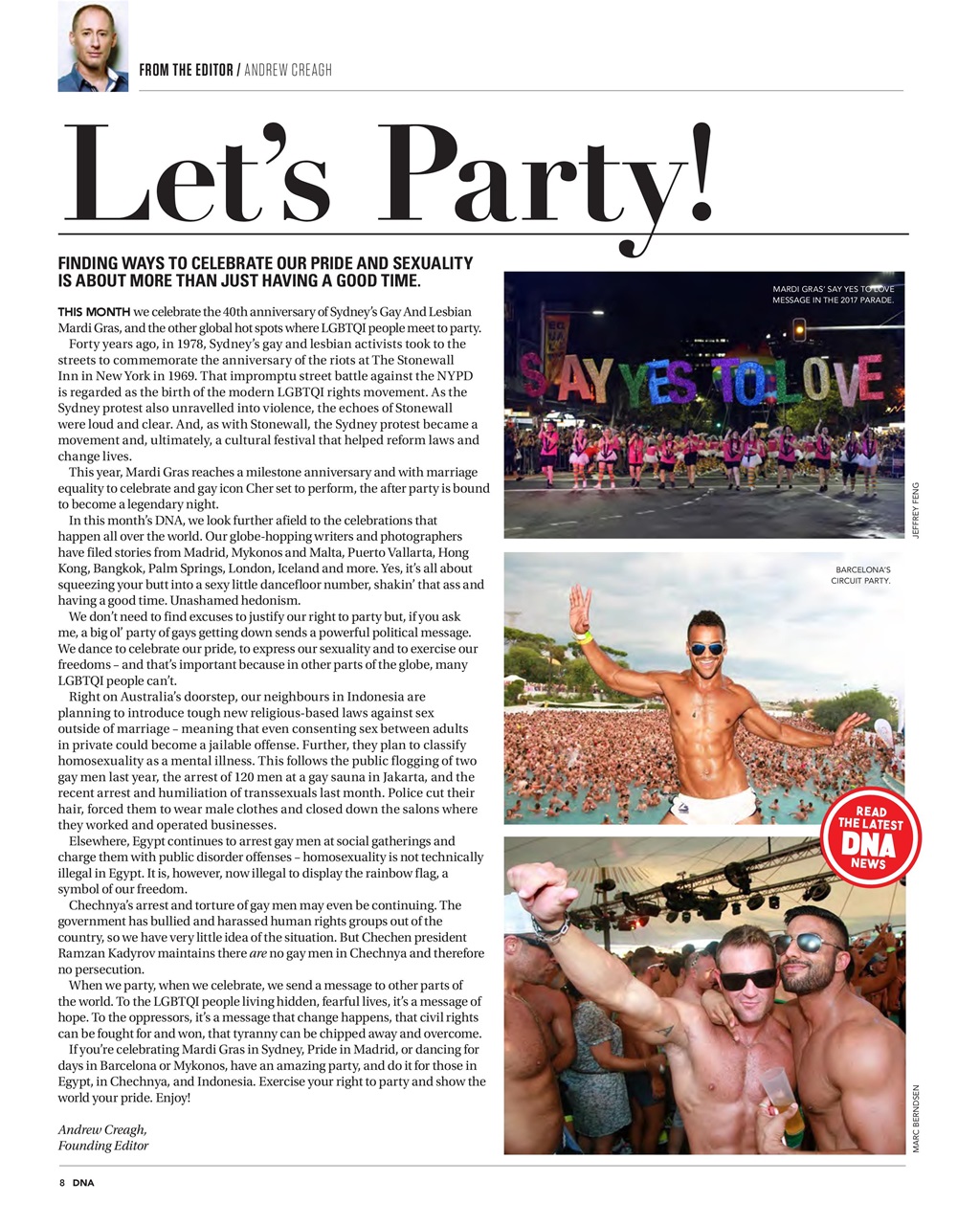 DNA Magazine Preview Pages