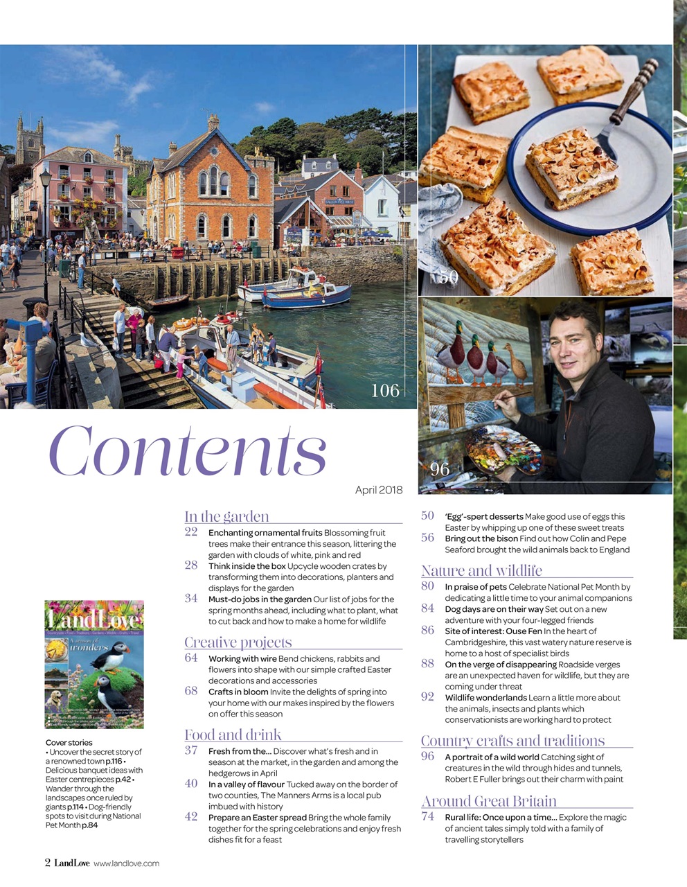 LandLove Magazine Preview Pages