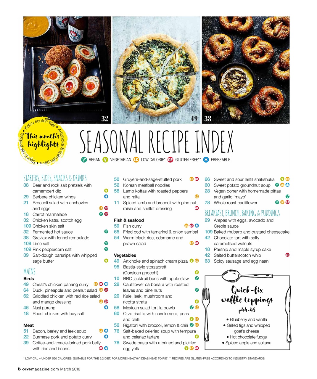 Olive Magazine Preview Pages