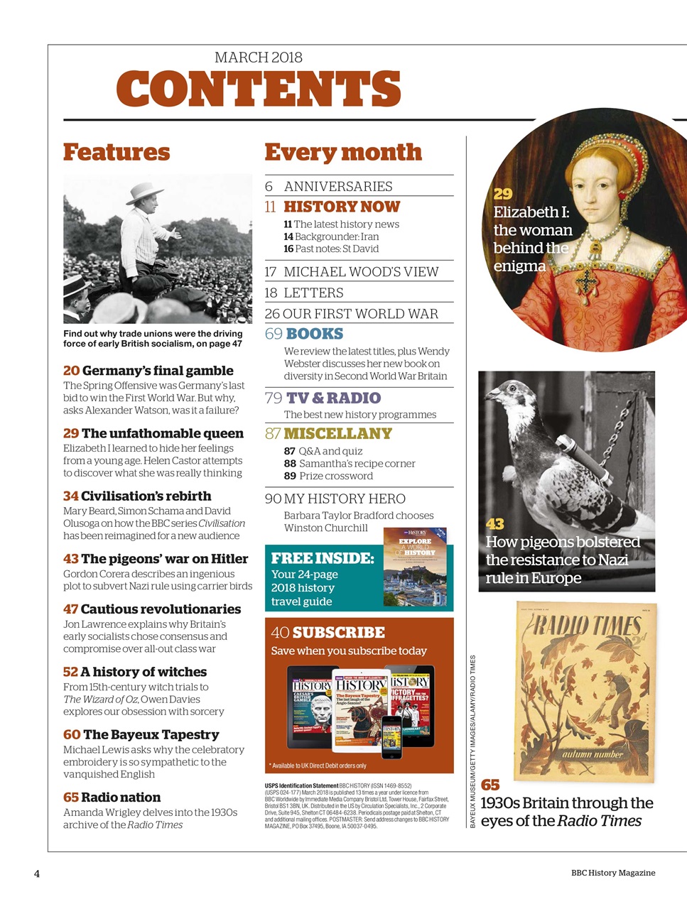 BBC History Magazine Preview Pages