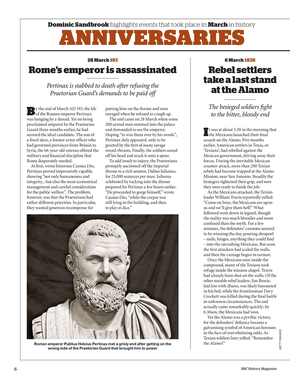 BBC History Magazine Preview Pages