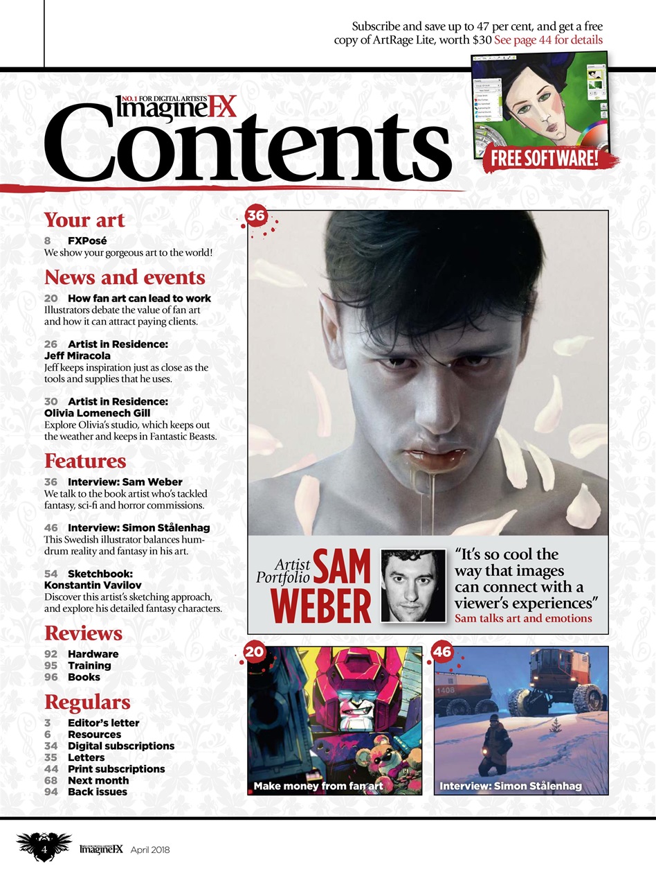 ImagineFX Preview Pages