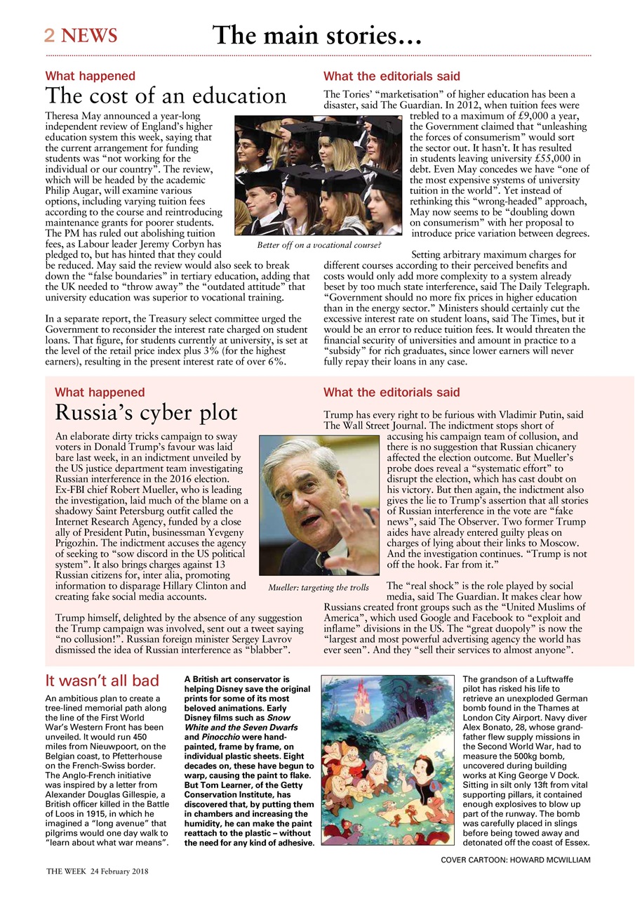 The Week Preview Pages