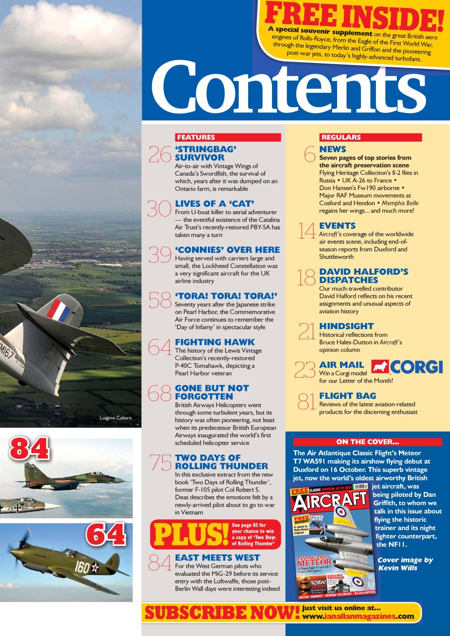 Classic Aircraft Preview Pages