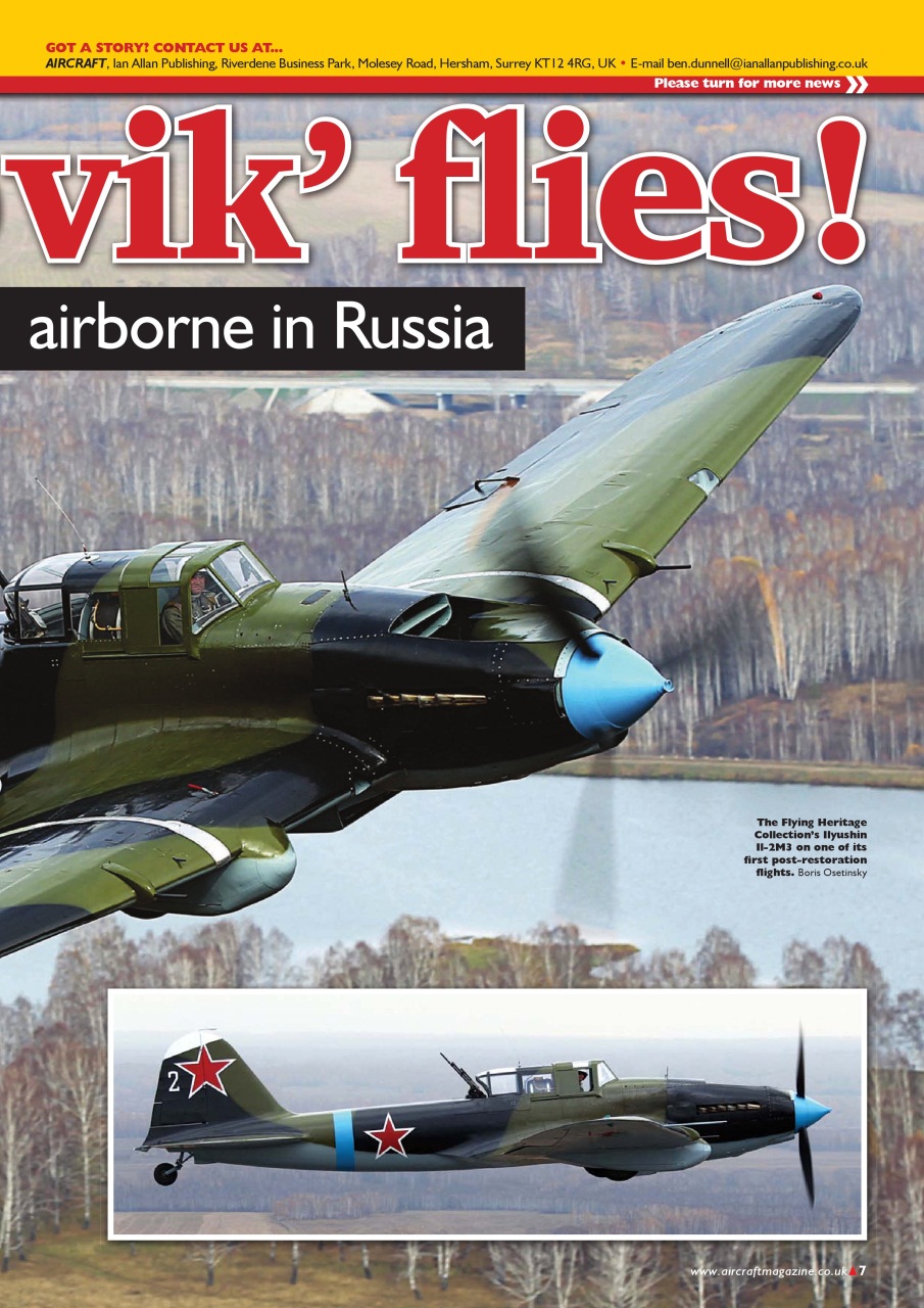 Classic Aircraft Preview Pages