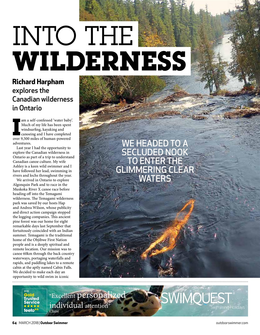 Outdoor Swimmer Preview Pages