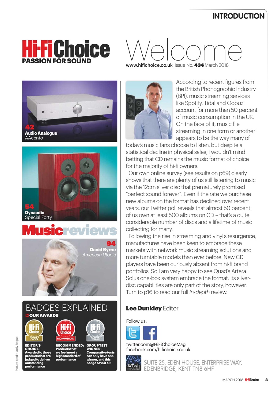 Hi-Fi Choice Preview Pages