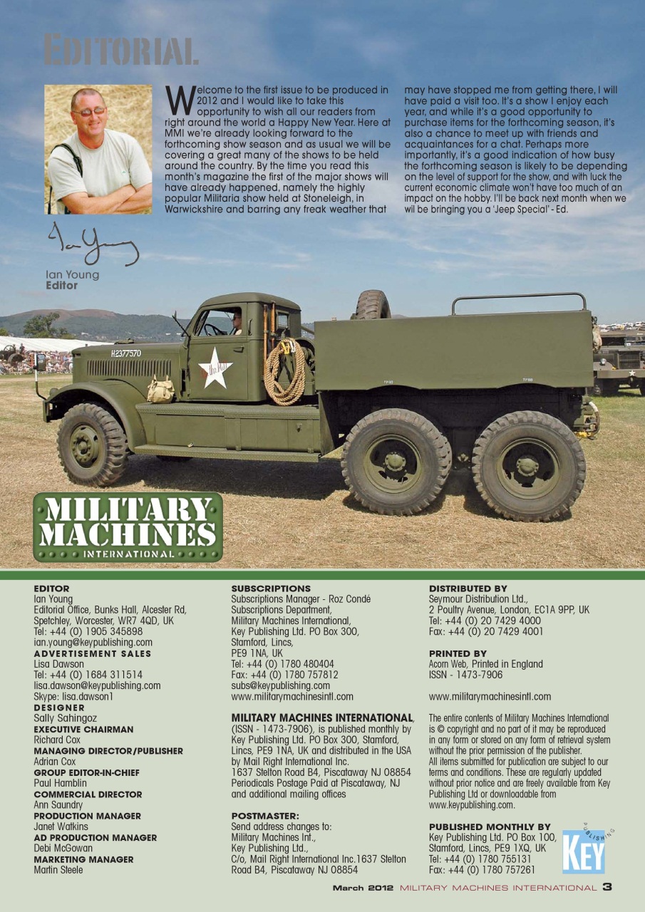 Military Machines International Preview Pages