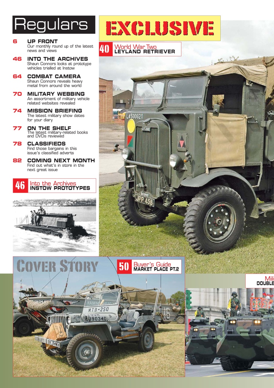 Military Machines International Preview Pages