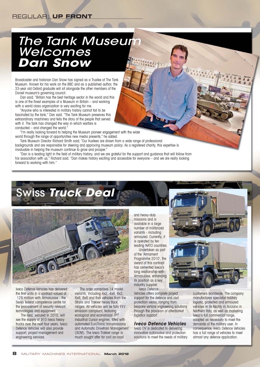 Military Machines International Preview Pages