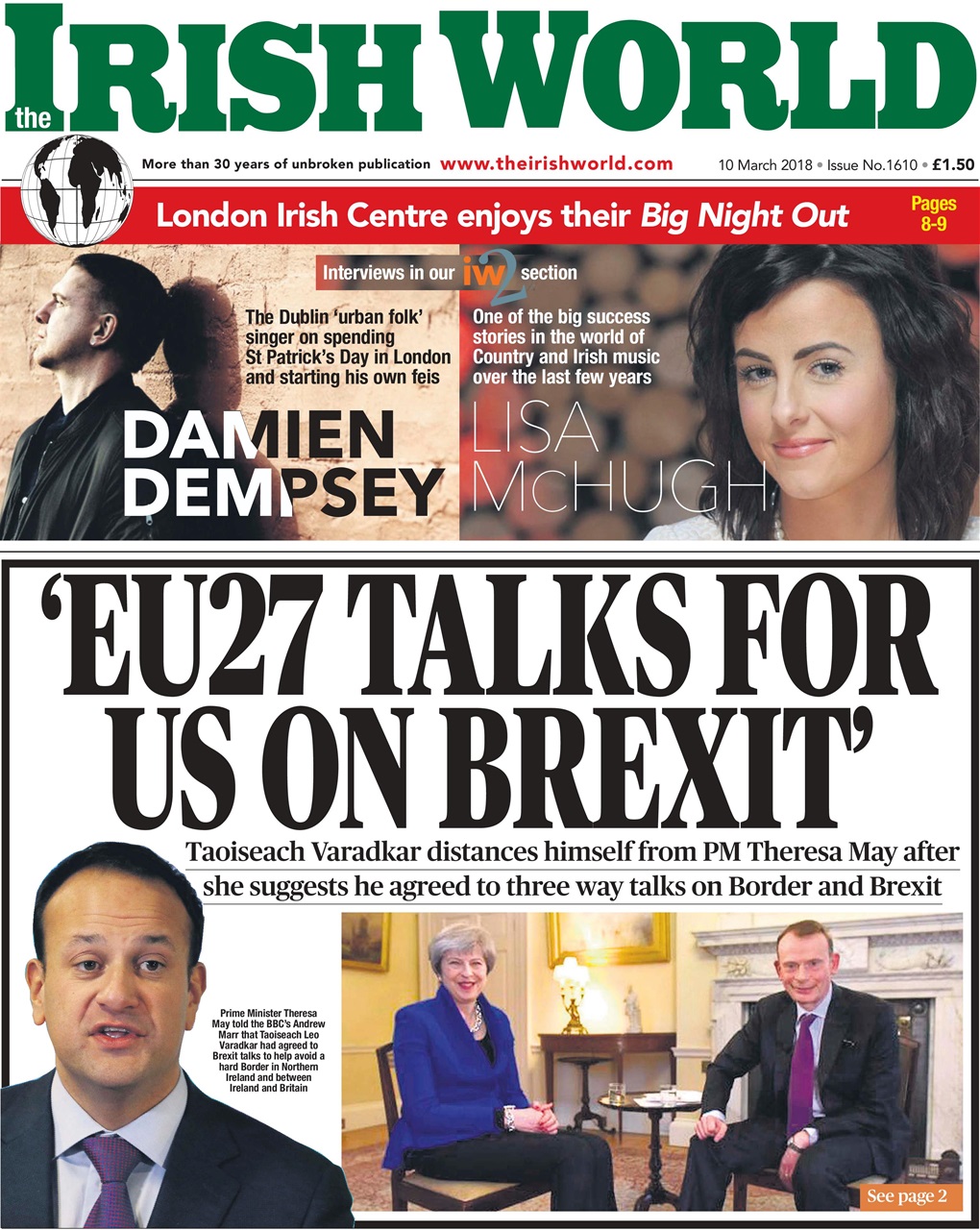 Irish World Preview Pages