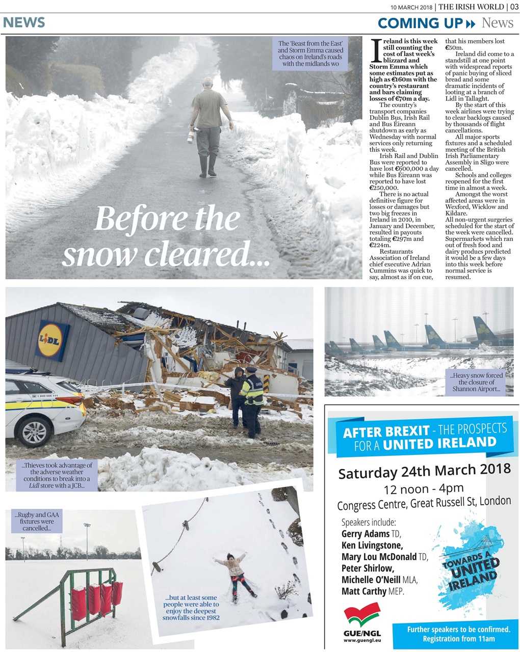 Irish World Preview Pages