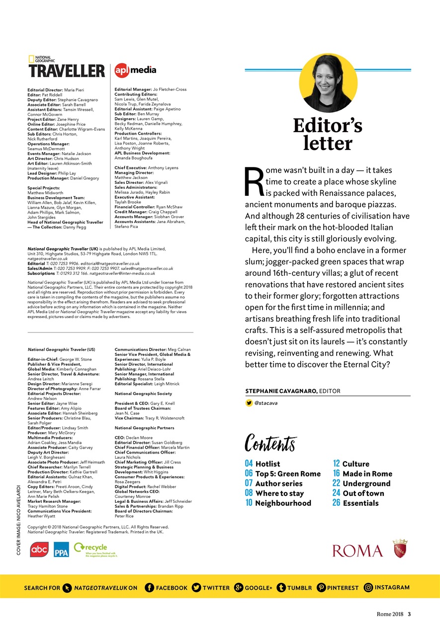 National Geographic Traveller UK Preview Pages