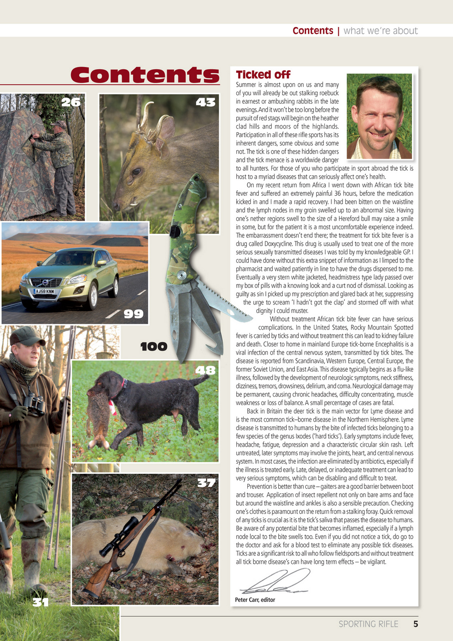Sporting Rifle Preview Pages