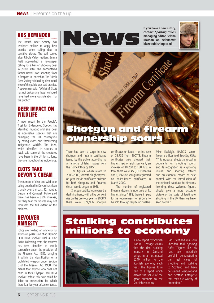 Sporting Rifle Preview Pages