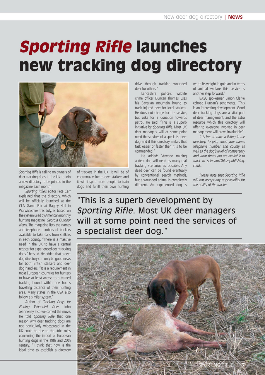 Sporting Rifle Preview Pages