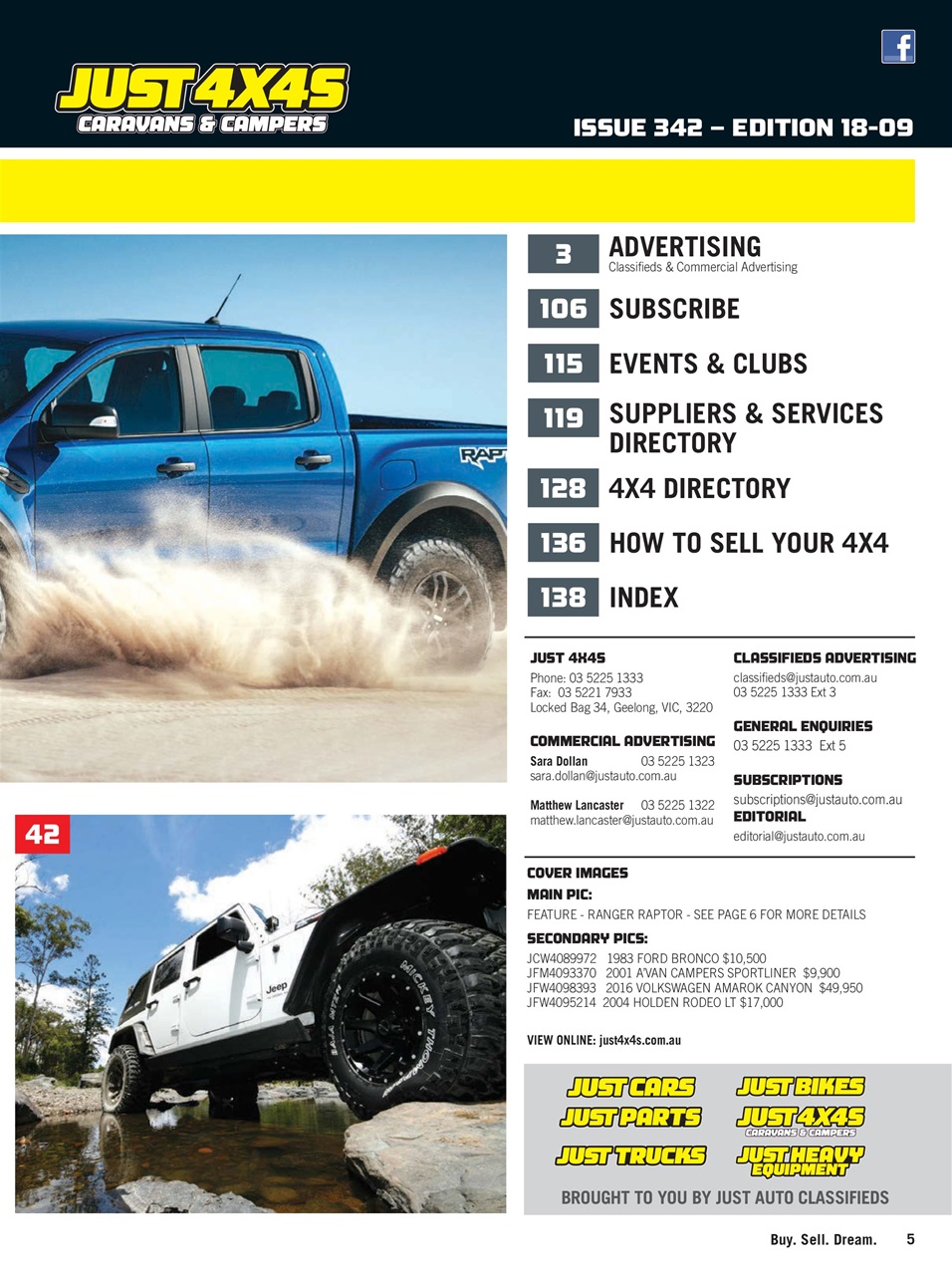 JUST 4X4S Preview Pages