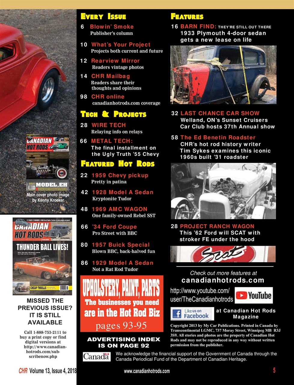 Canadian Hot Rods Preview Pages