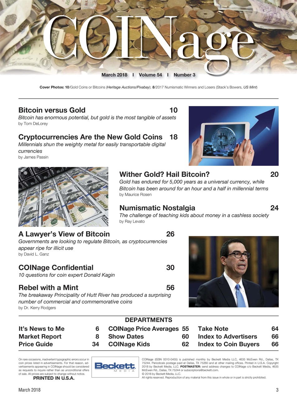 COINage Magazine Preview Pages