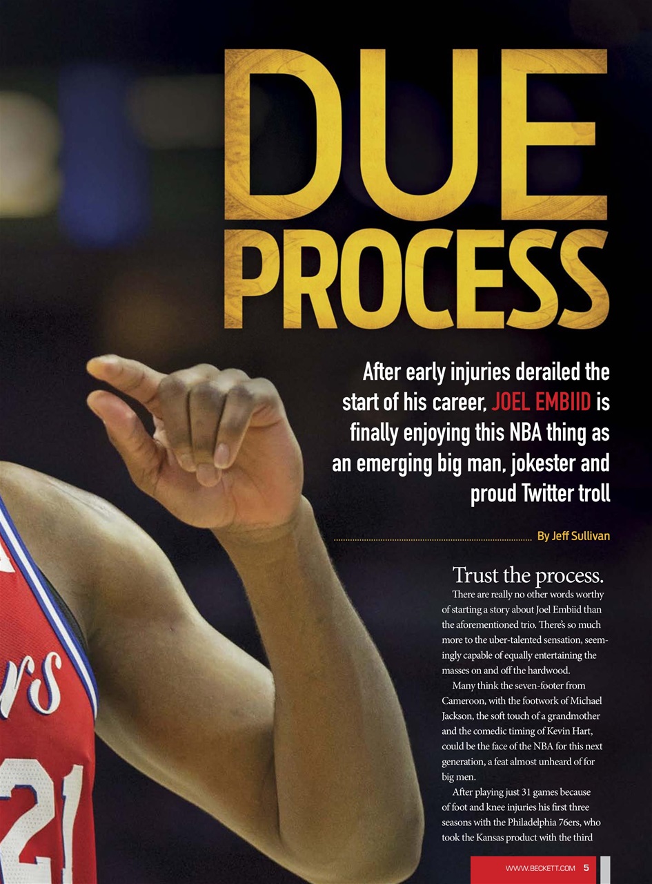 Beckett Basketball Magazine Preview Pages