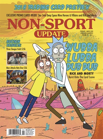 Non-Sport Update Magazine issue Feb/Mar 2018