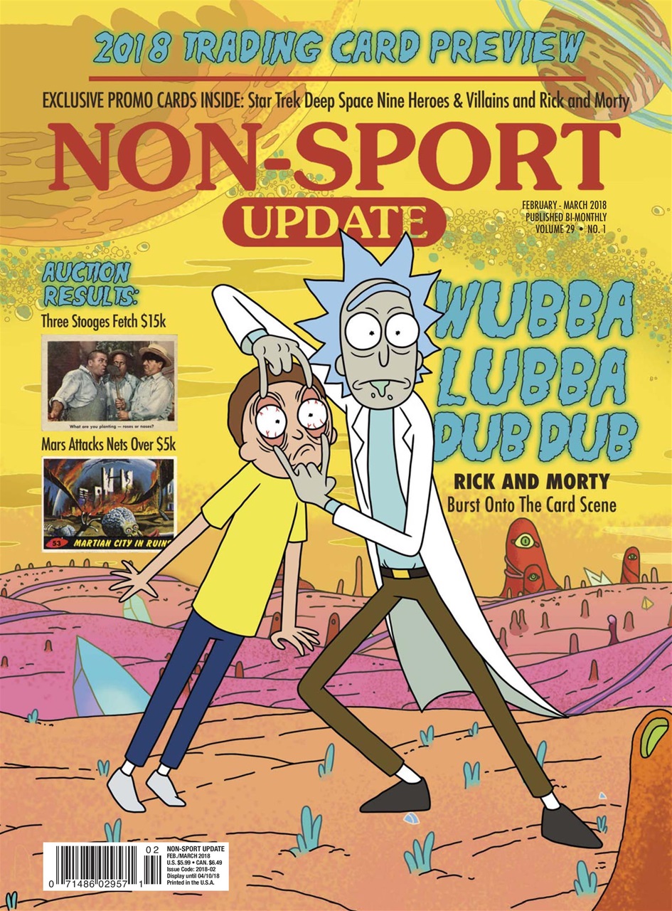Non-Sport Update Magazine Preview Pages