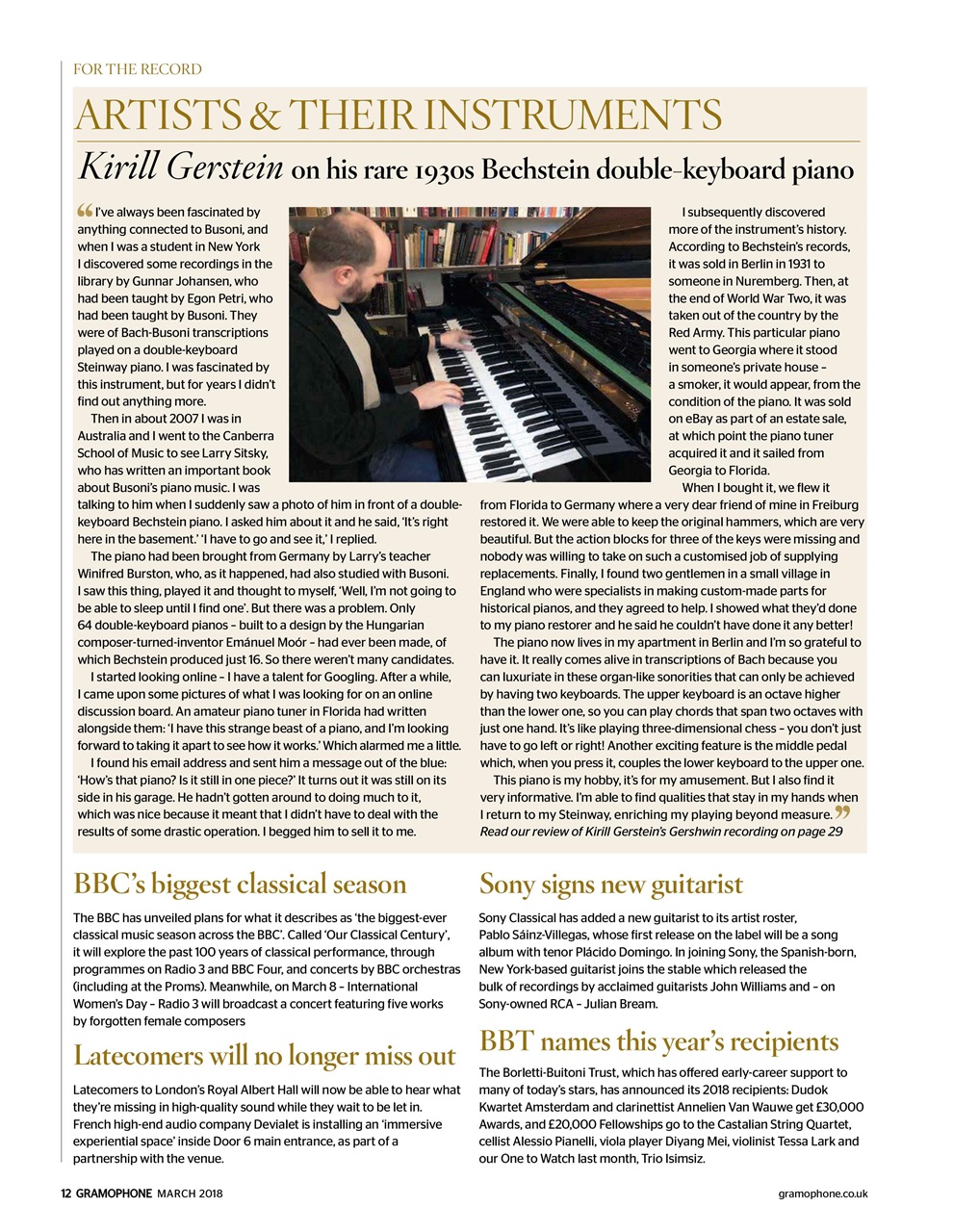 Gramophone Preview Pages