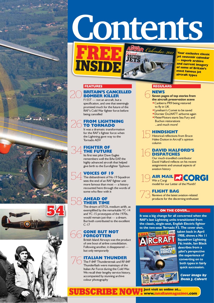 Classic Aircraft Preview Pages