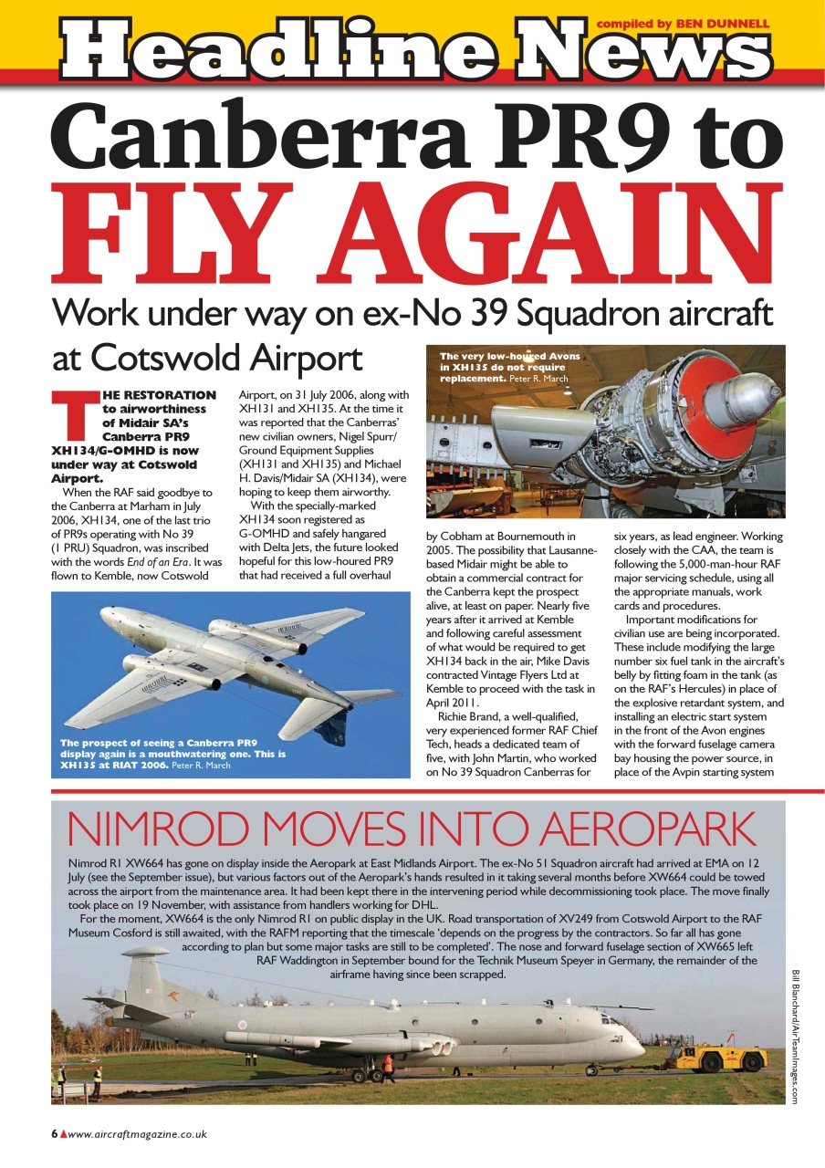 Classic Aircraft Preview Pages