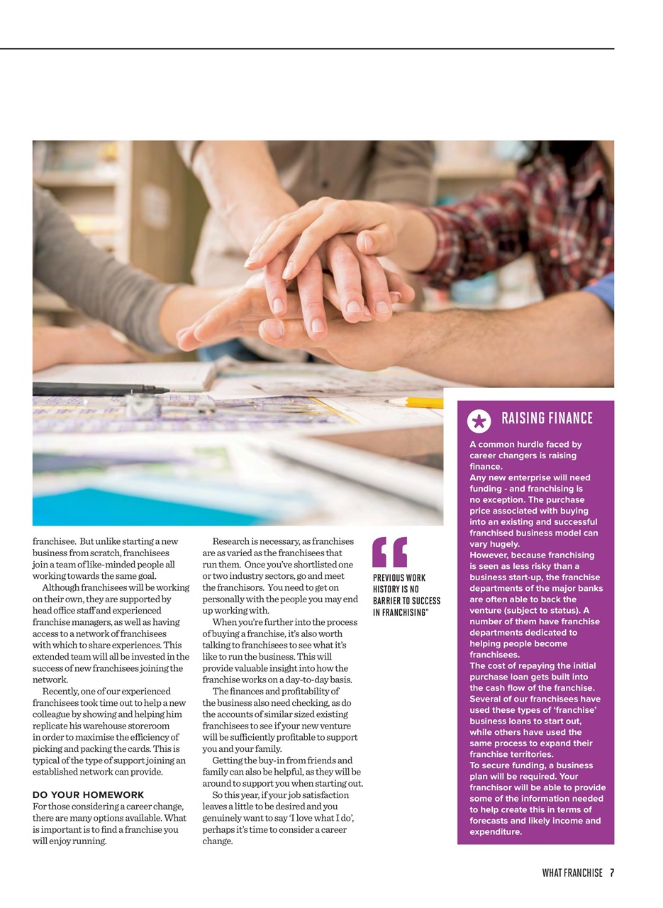 What Franchise Preview Pages