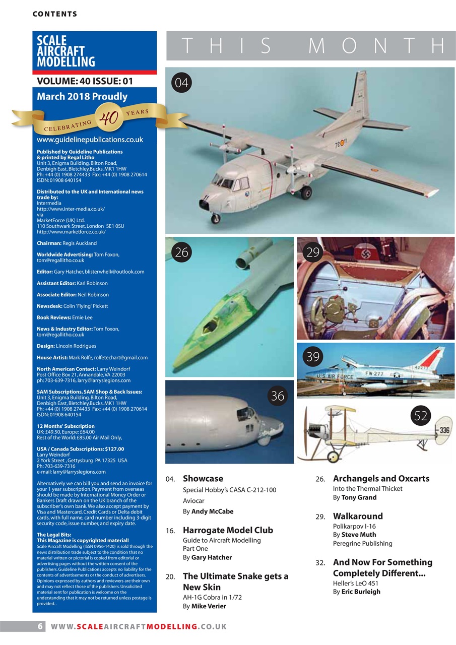 Scale Aircraft Modelling Preview Pages