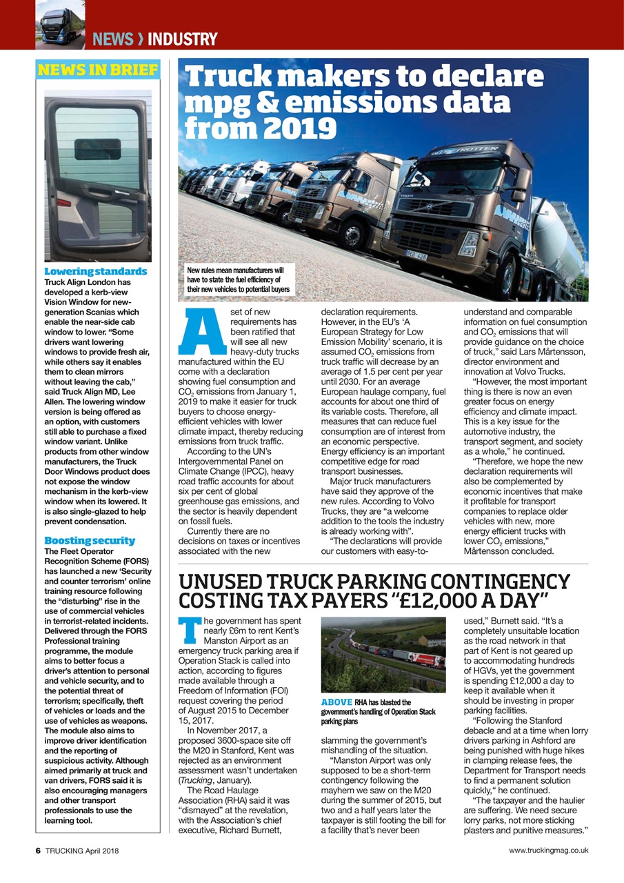 Trucking Magazine Preview Pages