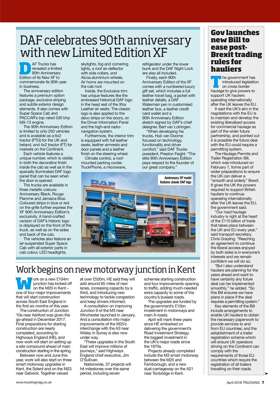 Trucking Magazine Preview Pages