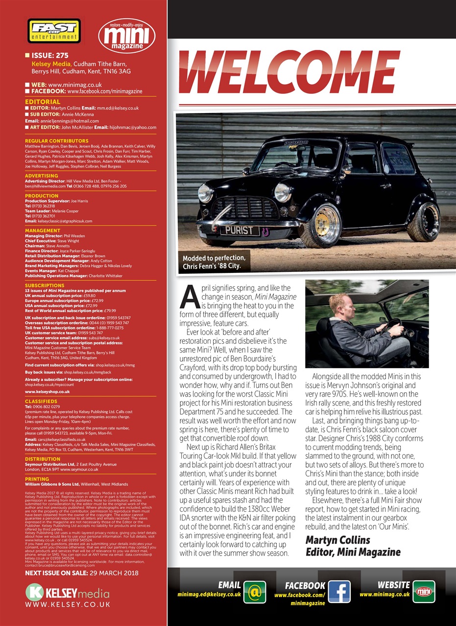 Mini Magazine Preview Pages