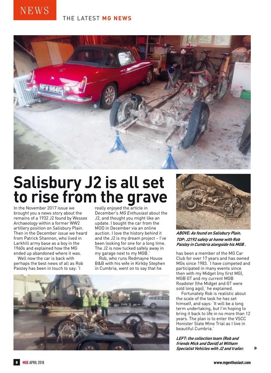 MG Enthusiast Preview Pages