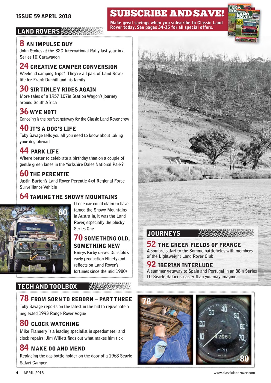 Classic Land Rover Magazine Preview Pages