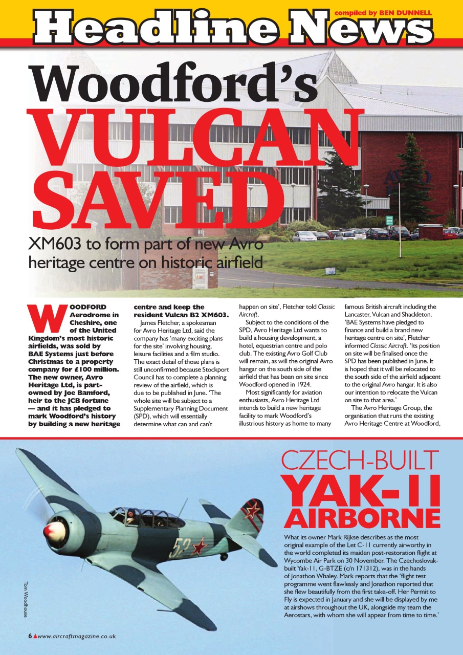 Classic Aircraft Preview Pages