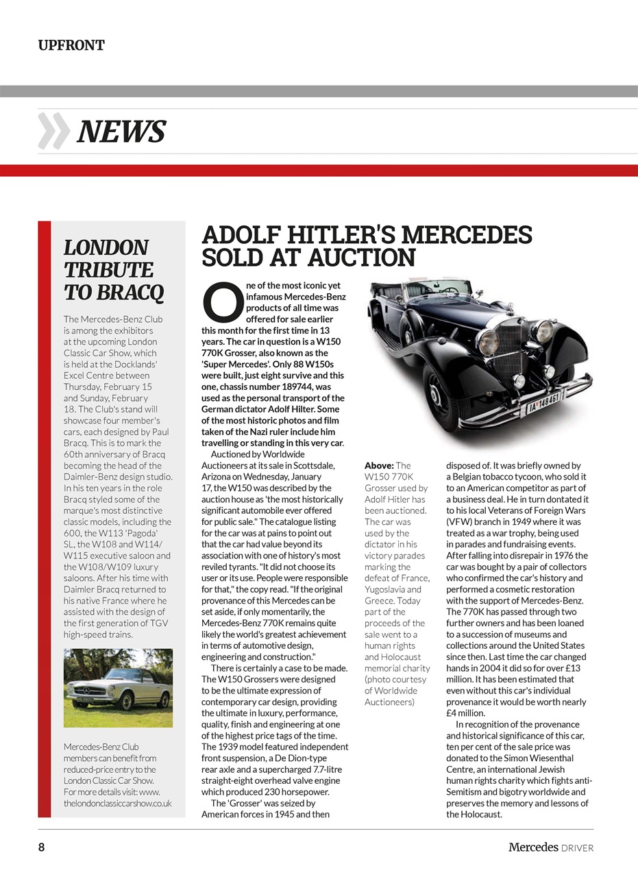 Mercedes Driver Magazine Preview Pages