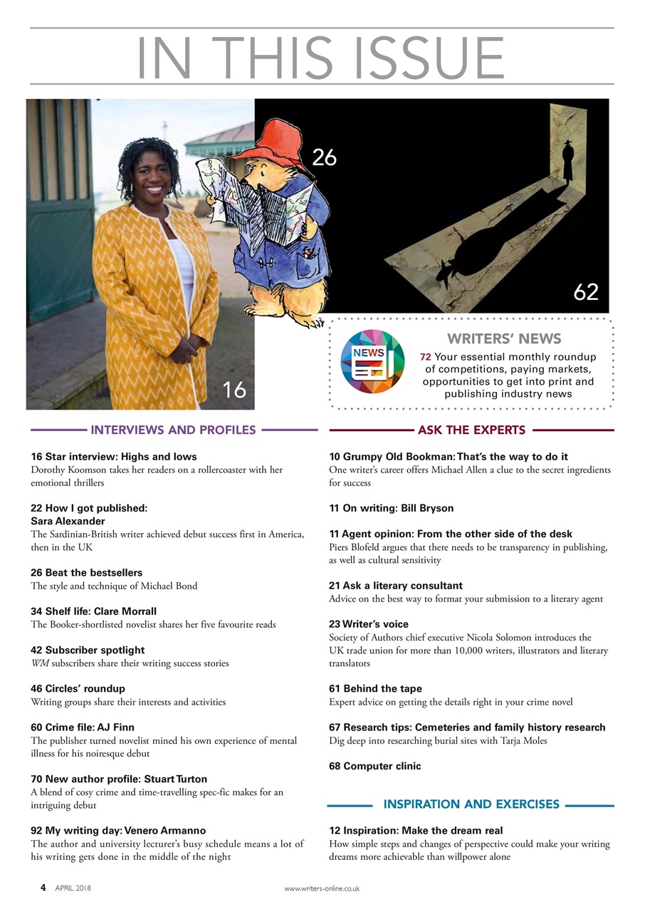 Writing Magazine Preview Pages