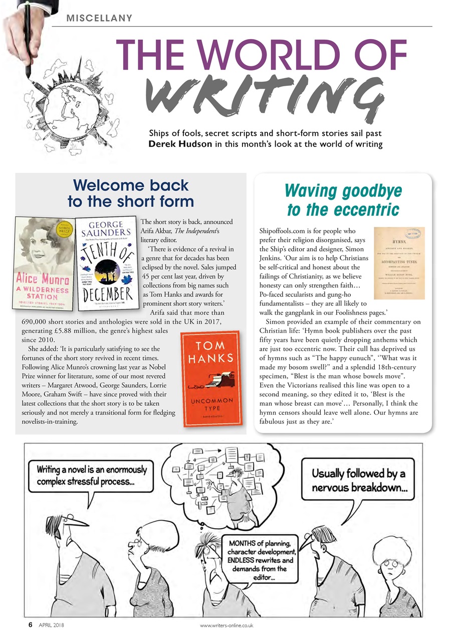 Writing Magazine Preview Pages