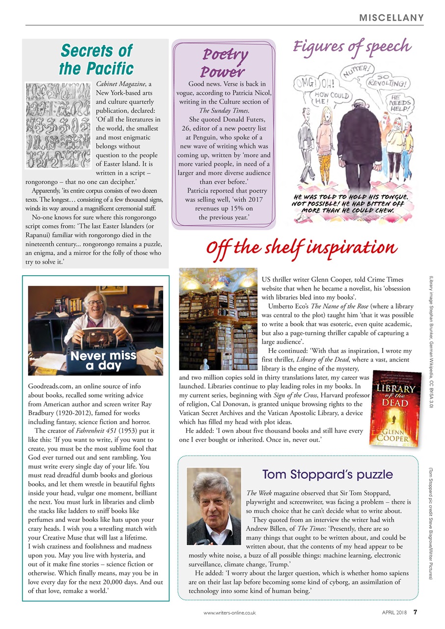 Writing Magazine Preview Pages
