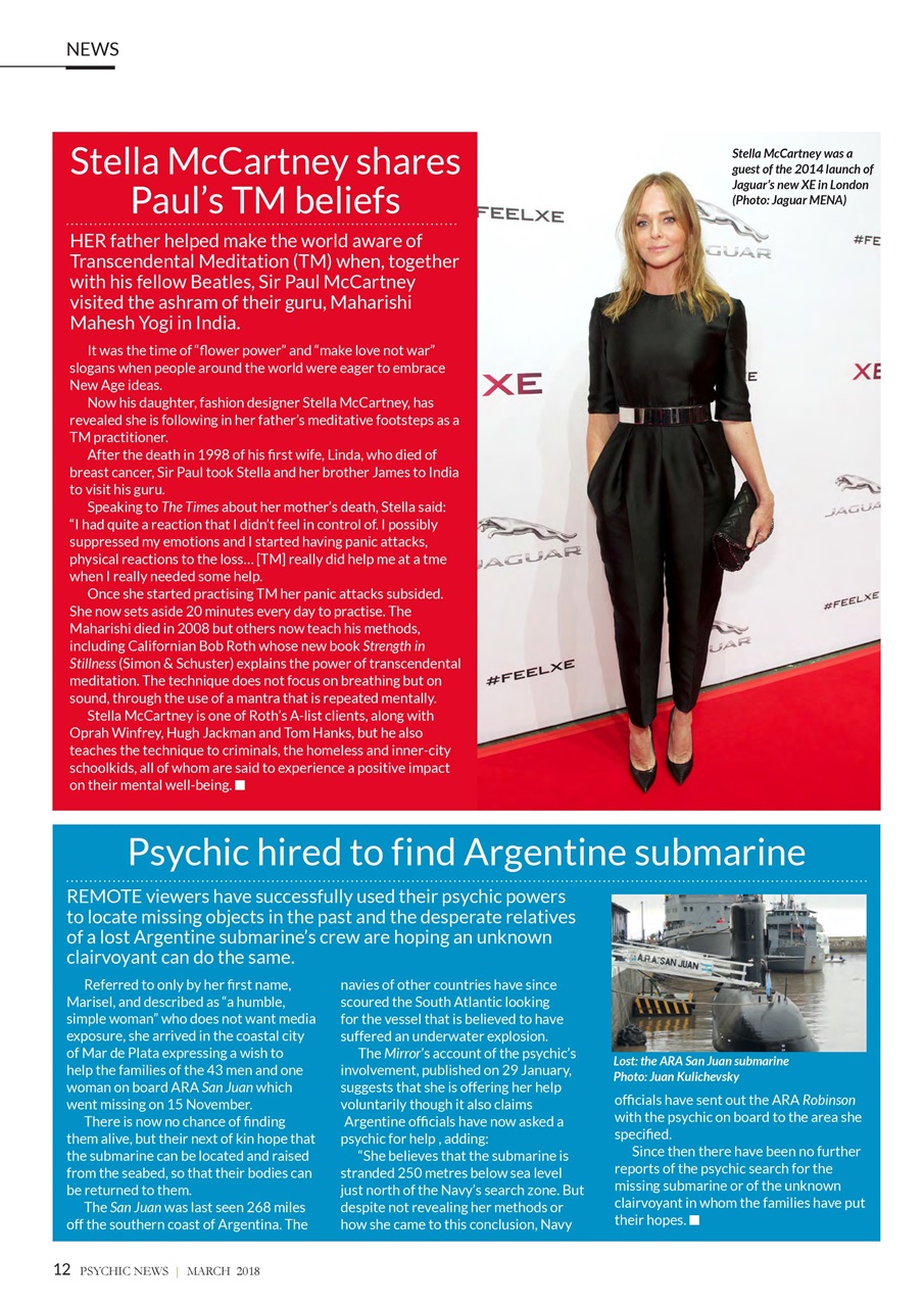 Psychic News Preview Pages
