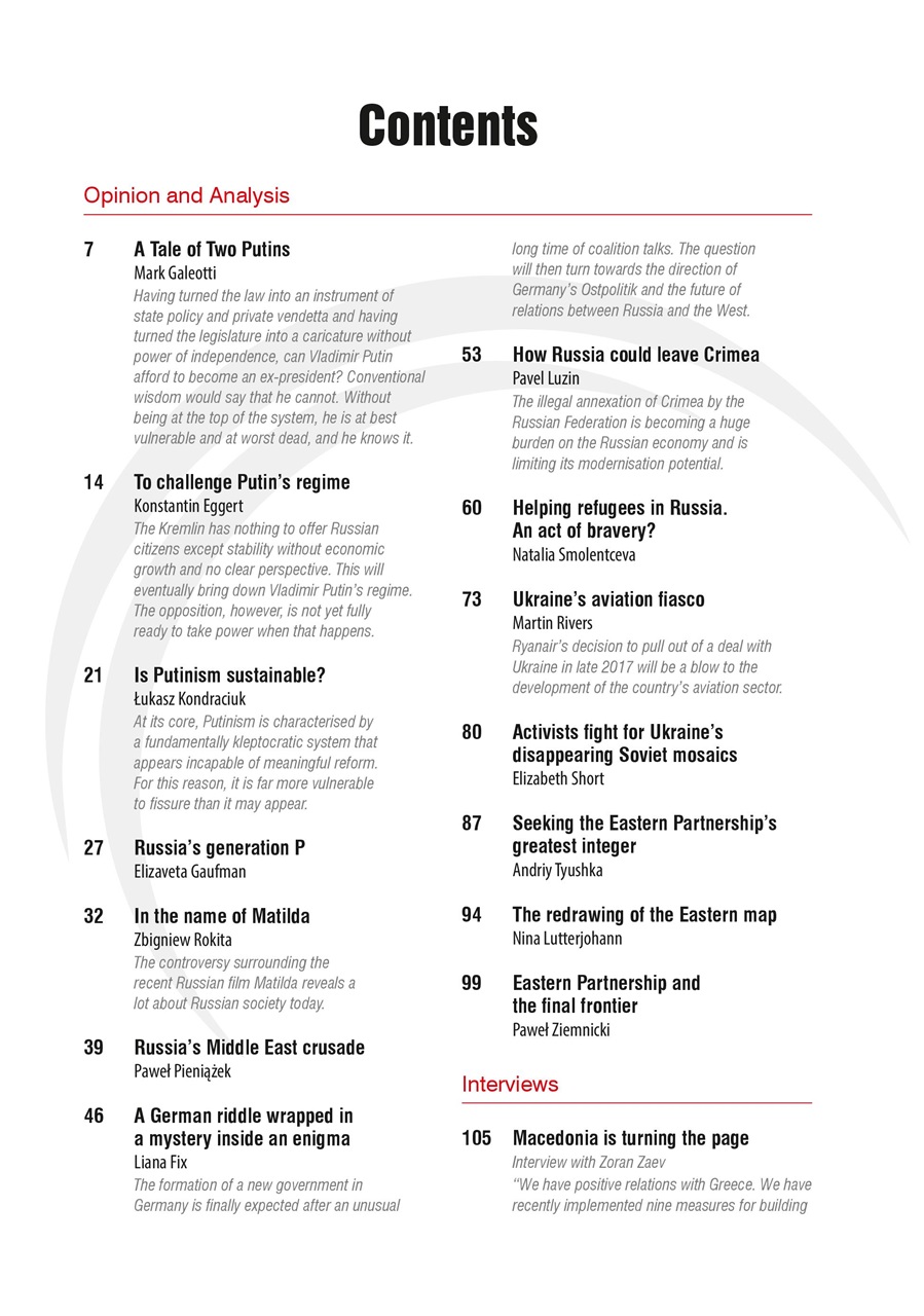 New Eastern Europe Preview Pages